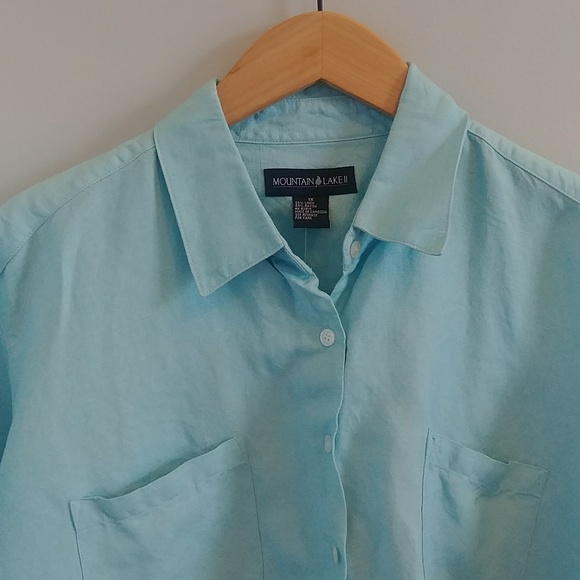 Mountain Lake Linen Blend Shirt - Picture 2 of 6